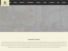 Tablet Screenshot of pikoloespresso.com